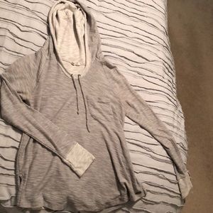 Grey Hooded Sweatshirt